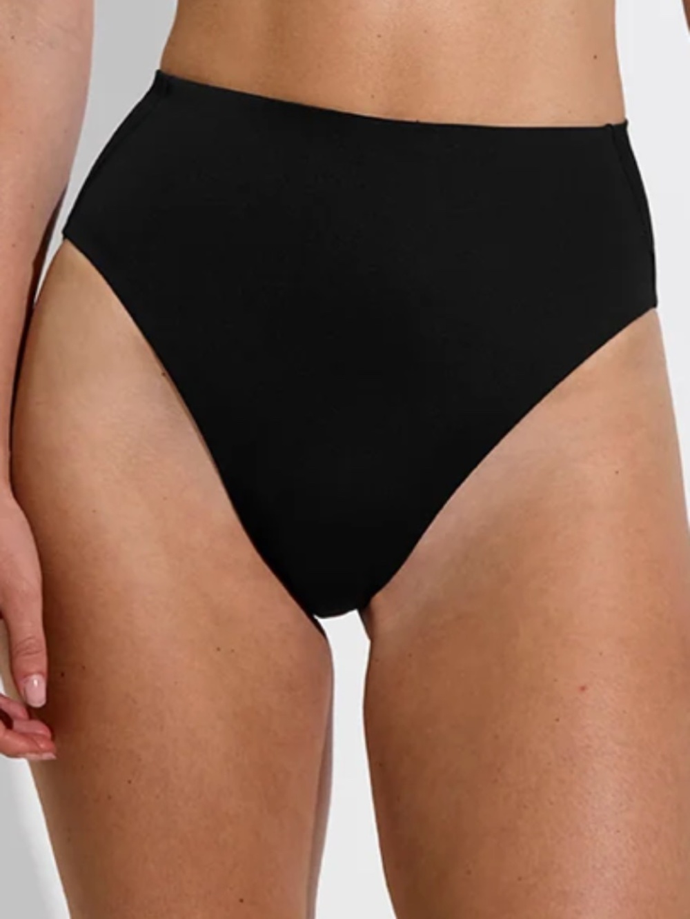 Left On Friday Hi Hi Bottom Black Small Bikini Bottom